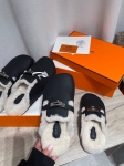 Меховые мюли Hermes Артикул LUX-127979. Вид 4
