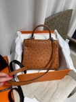 Сумка женская Kelly , 25 cm Ostrich GHW Hermes Артикул LUX-128500. Вид 4