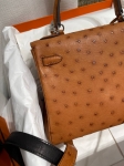 Сумка женская Kelly , 25 cm Ostrich GHW Hermes Артикул LUX-128500. Вид 6