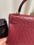 Сумка женская Kelly , 25 cm Ostrich GHW Hermes Артикул LUX-128499. Вид 5