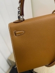 Сумка женская Kelly, 25, PHW Epsom leather  Hermes Артикул LUX-128990. Вид 4