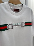 Футболка мужская с принтом Web и вышивкой Gucci Horsebit Gucci Артикул LUX-129130. Вид 4