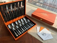 Набор столовых приборов на 6 персон Hermes Артикул LUX-129427. Вид 1