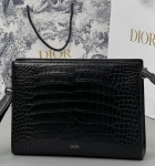 Клатч   из натуральной кожи крокодила Christian Dior Артикул LUX-129835. Вид 1