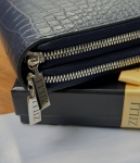 Портмоне из натуральной кожи крокодила Zilli Артикул LUX-129839. Вид 5