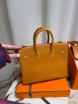  Сумка женская Birkin 25 cm  Butler Leather Hermes Артикул LUX-129862. Вид 4