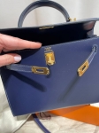  Сумка женская Kelly 25,  box leather Hermes Артикул LUX-129931. Вид 5