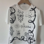 Футболка  Hermes Артикул LUX-130231. Вид 3