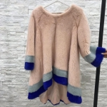 Пончо меховое  Артикул LUX-26760. Вид 1