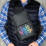 Сумка мужская через плечо Louis Vuitton Артикул LUX-21132. Вид 2