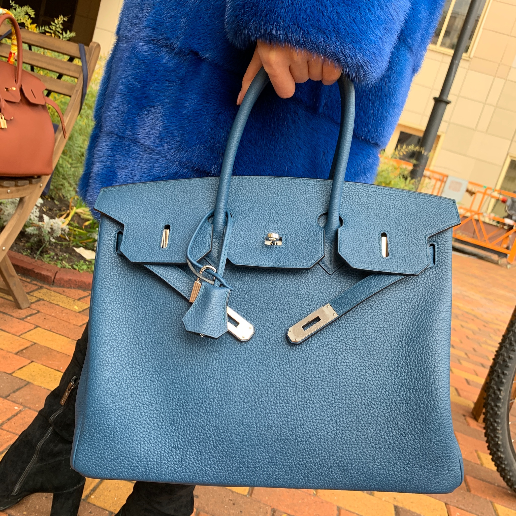 Сумка женская BIRKIN 35 Hermes LUX-21935 фото Сумка женская BIRKIN 35 Hermes Артикул LUX-21935