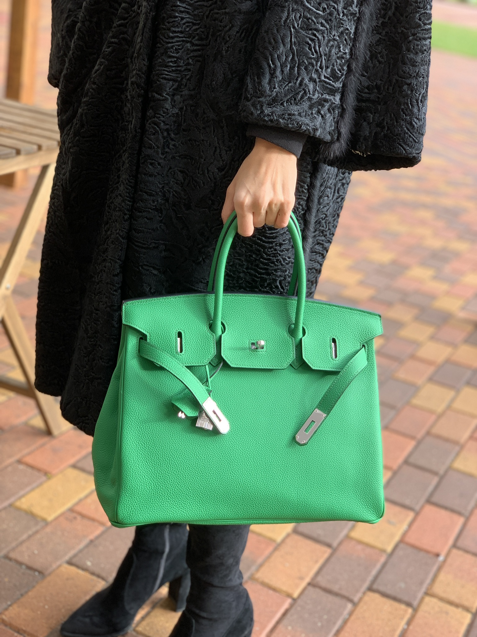 Сумка женская BIRKIN 35 Hermes LUX-21936 фото Сумка женская BIRKIN 35 Hermes Артикул LUX-21936