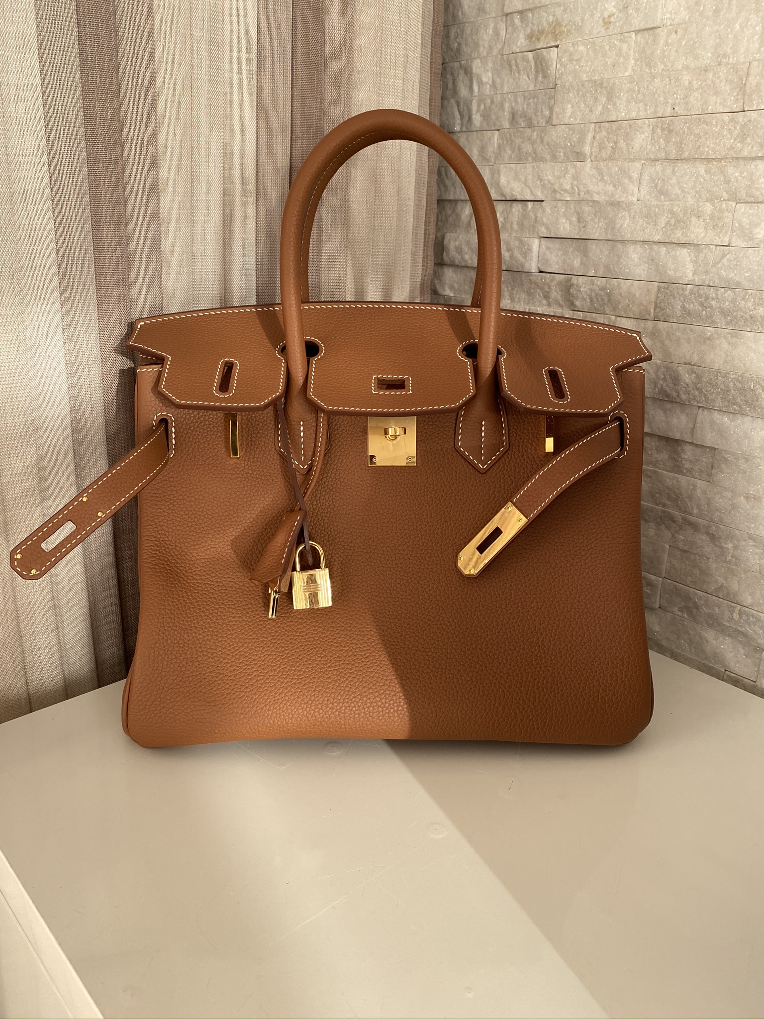 Сумка женская BIRKIN 30 Hermes LUX-26932 фото Сумка женская BIRKIN 30 Hermes Артикул LUX-26932