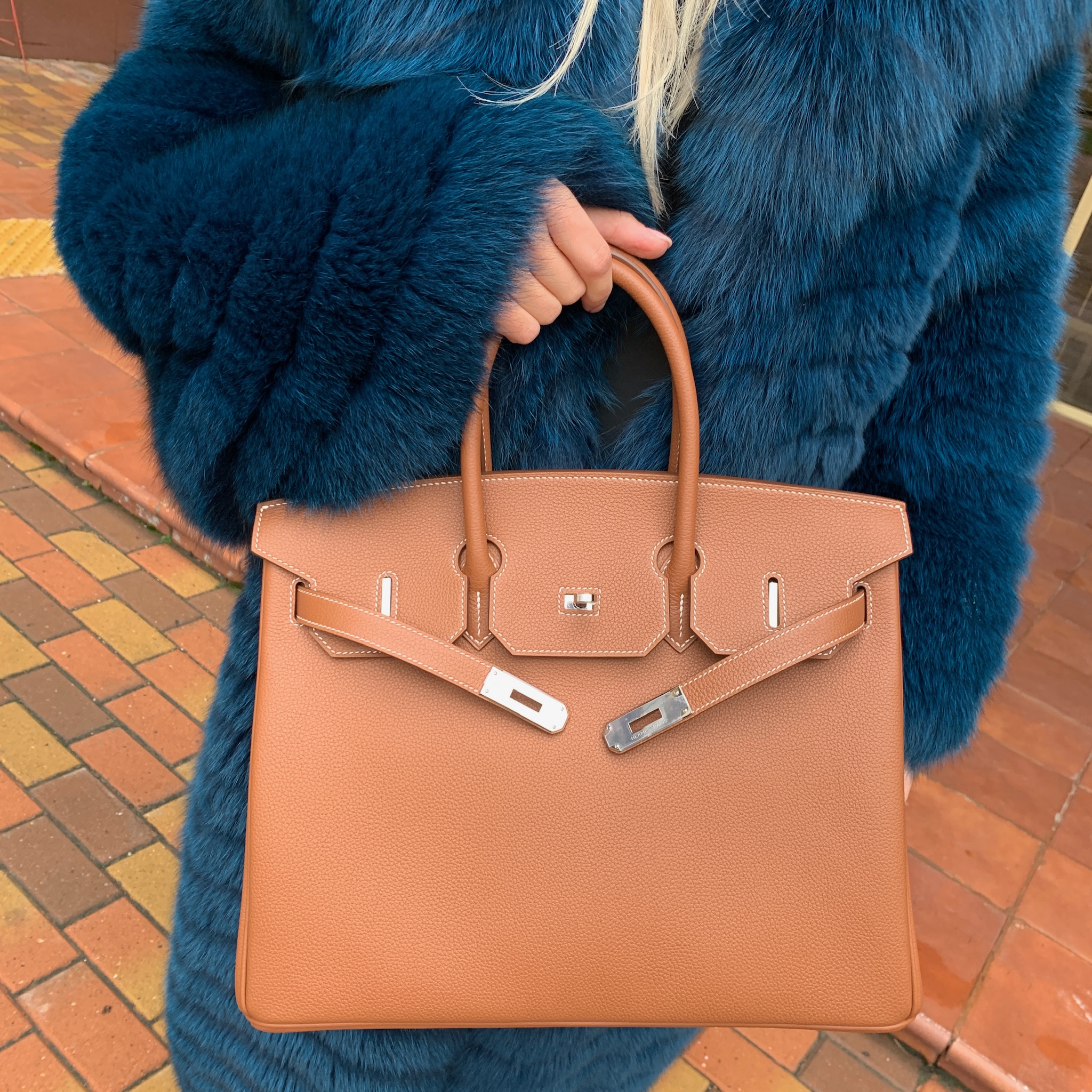 Сумка женская BIRKIN 35 Hermes LUX-21932 фото Сумка женская BIRKIN 35 Hermes Артикул LUX-21932