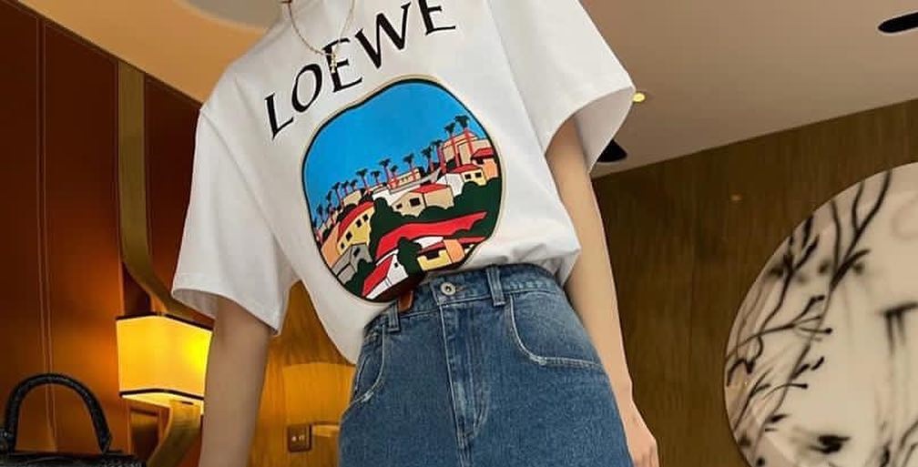 Футболка женская Loewe LUX-41562 фото Футболка женская Loewe Артикул LUX-41562