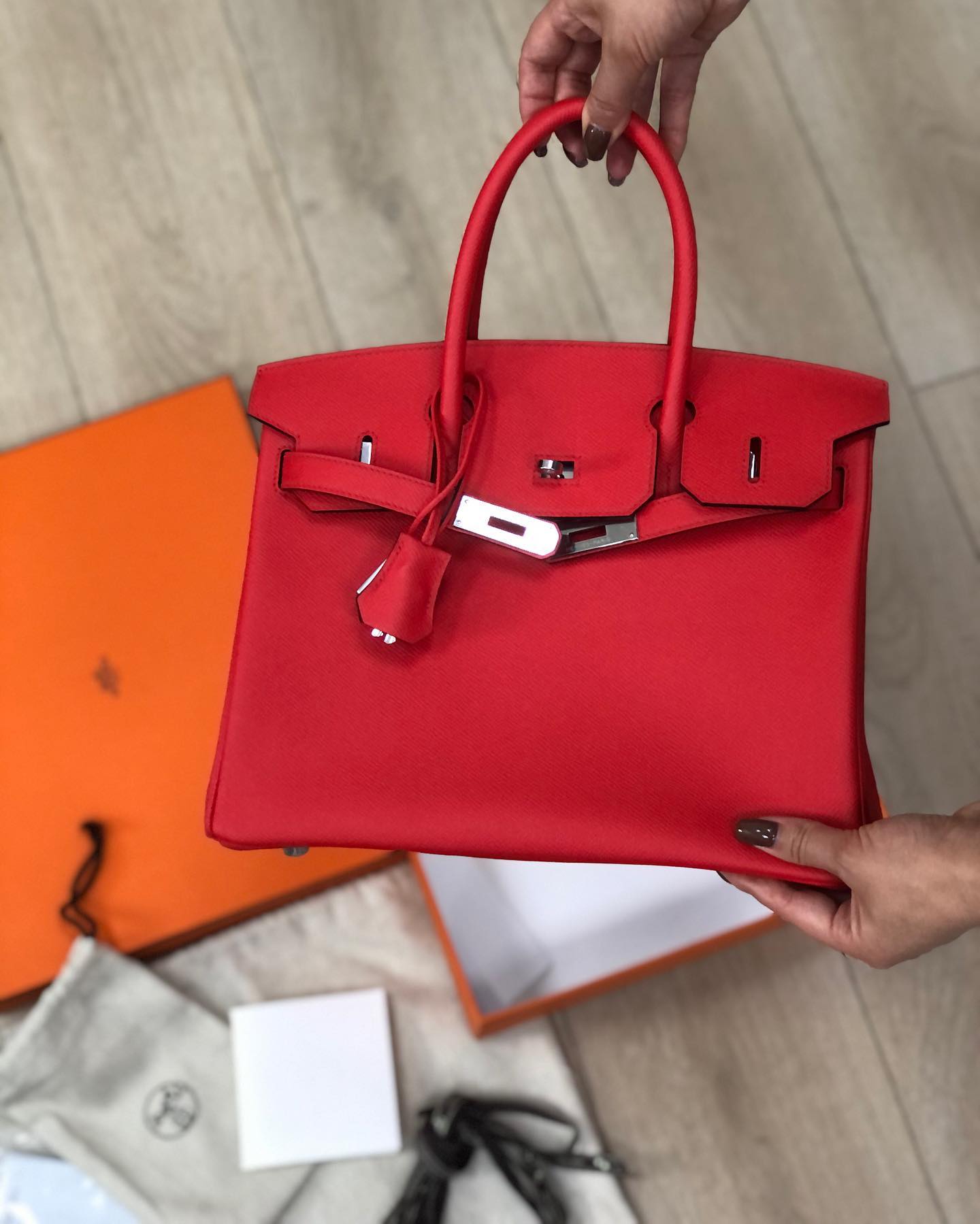 Сумка женская Birkin 30 cm Hermes LUX-39491 фото Сумка женская Birkin 30 cm Hermes Артикул LUX-39491