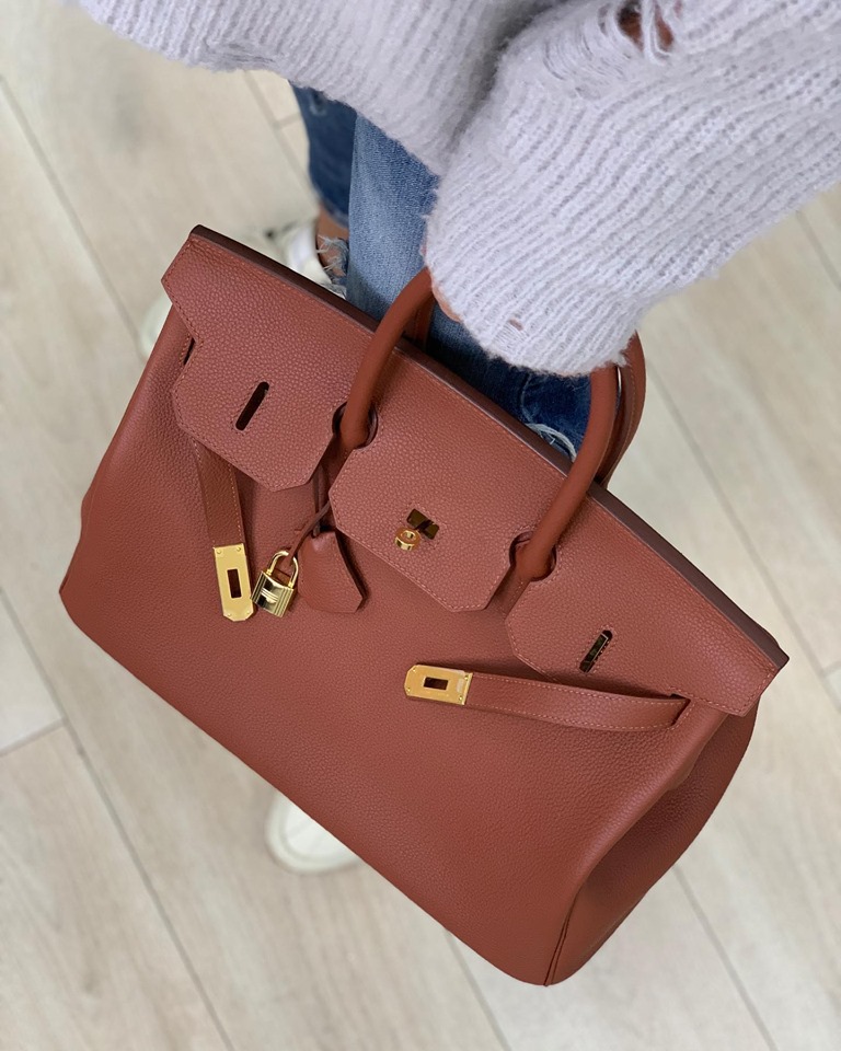 Сумка женская BIRKIN 35 Hermes LUX-21939 фото Сумка женская BIRKIN 35 Hermes Артикул LUX-21939