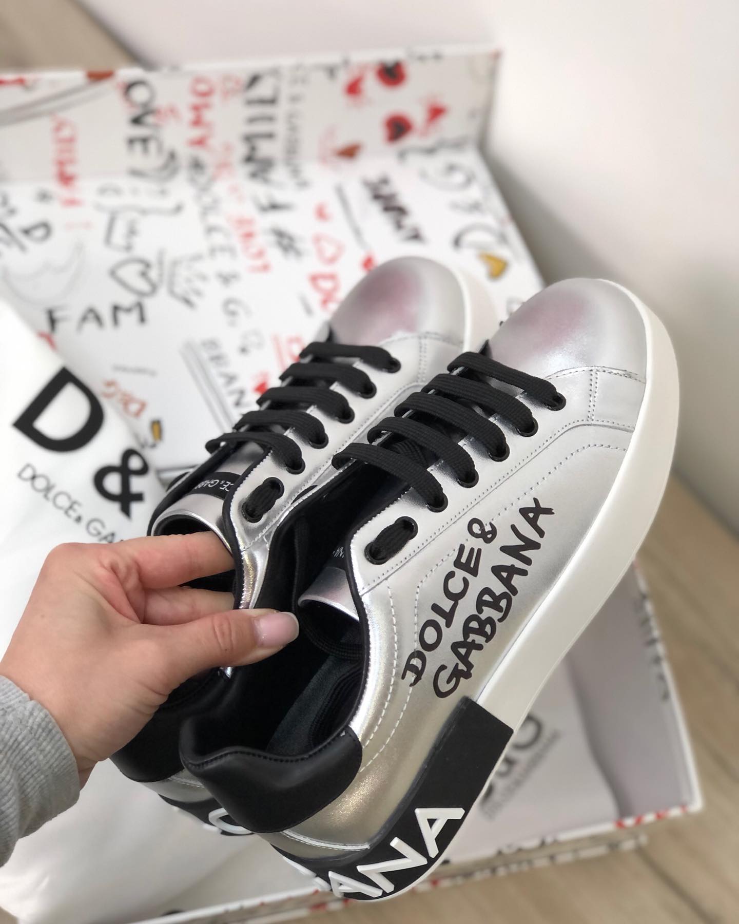 Кеды Dolce & Gabbana LUX-46231 фото Кеды Dolce & Gabbana Артикул LUX-46231