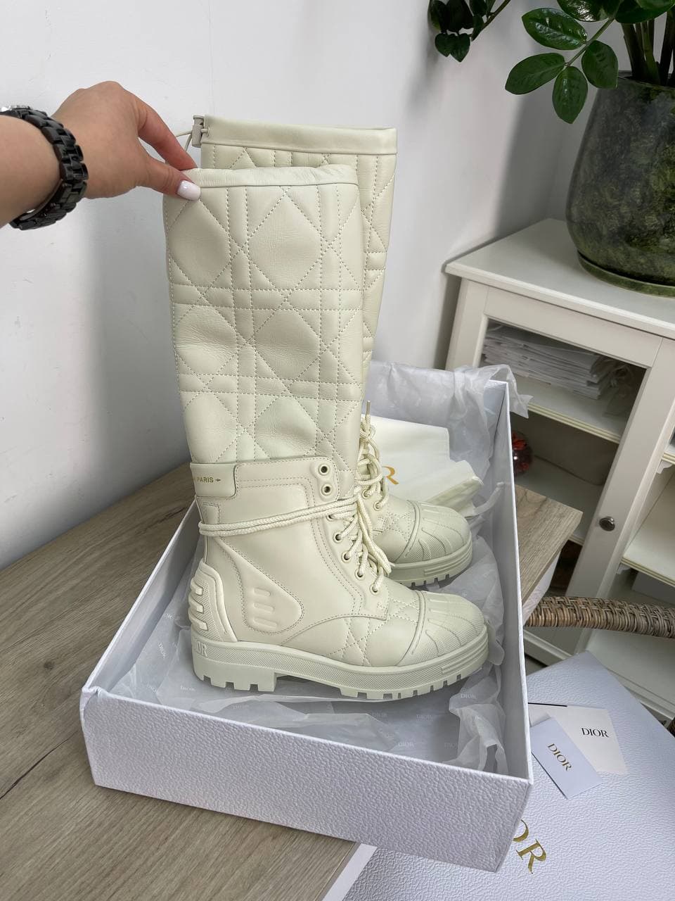 Сапоги Christian Dior LUX-61193 фото Сапоги Christian Dior Артикул LUX-61193