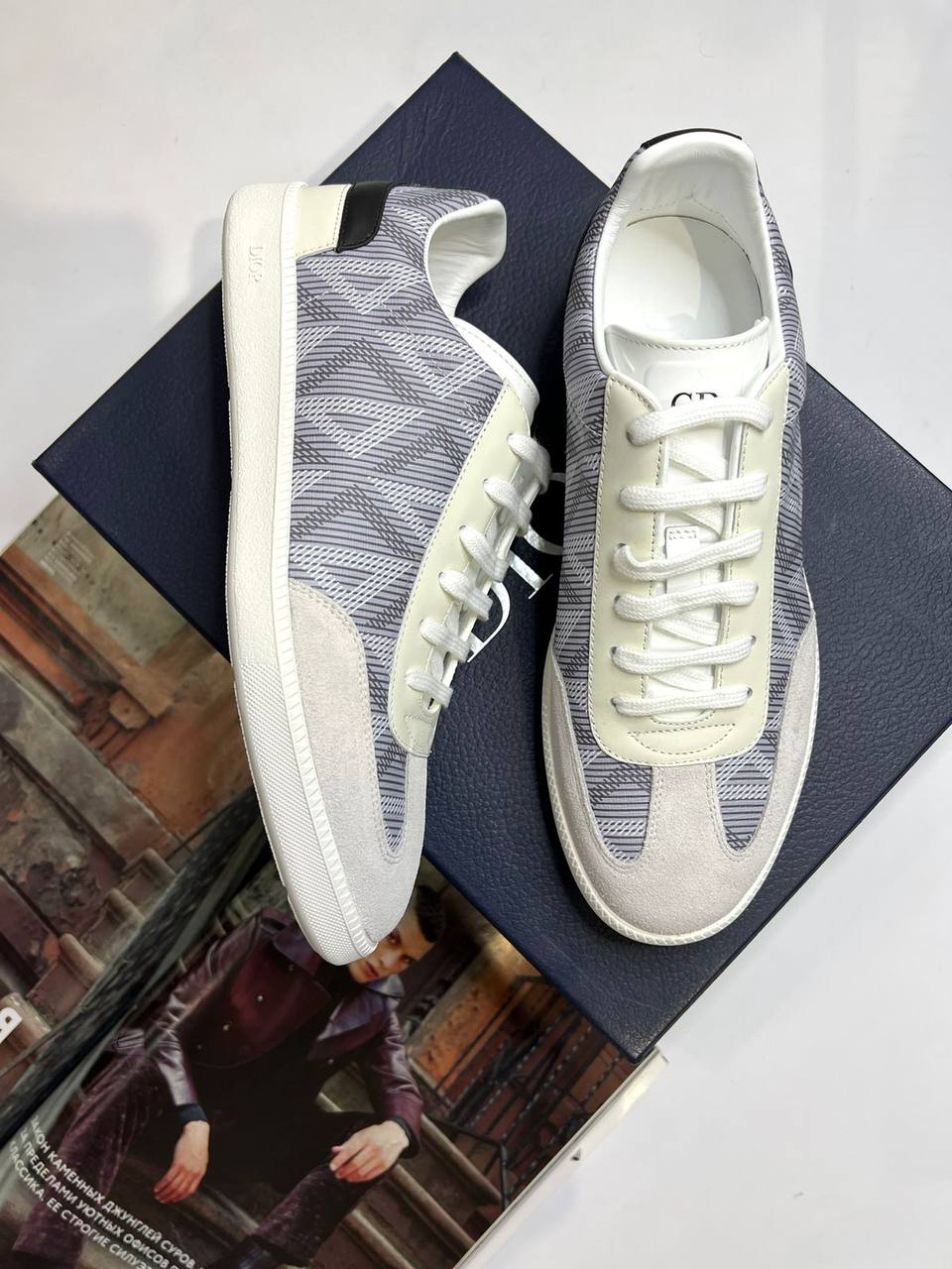 Кеды Christian Dior LUX-68479 фото Кеды Christian Dior Артикул LUX-68479