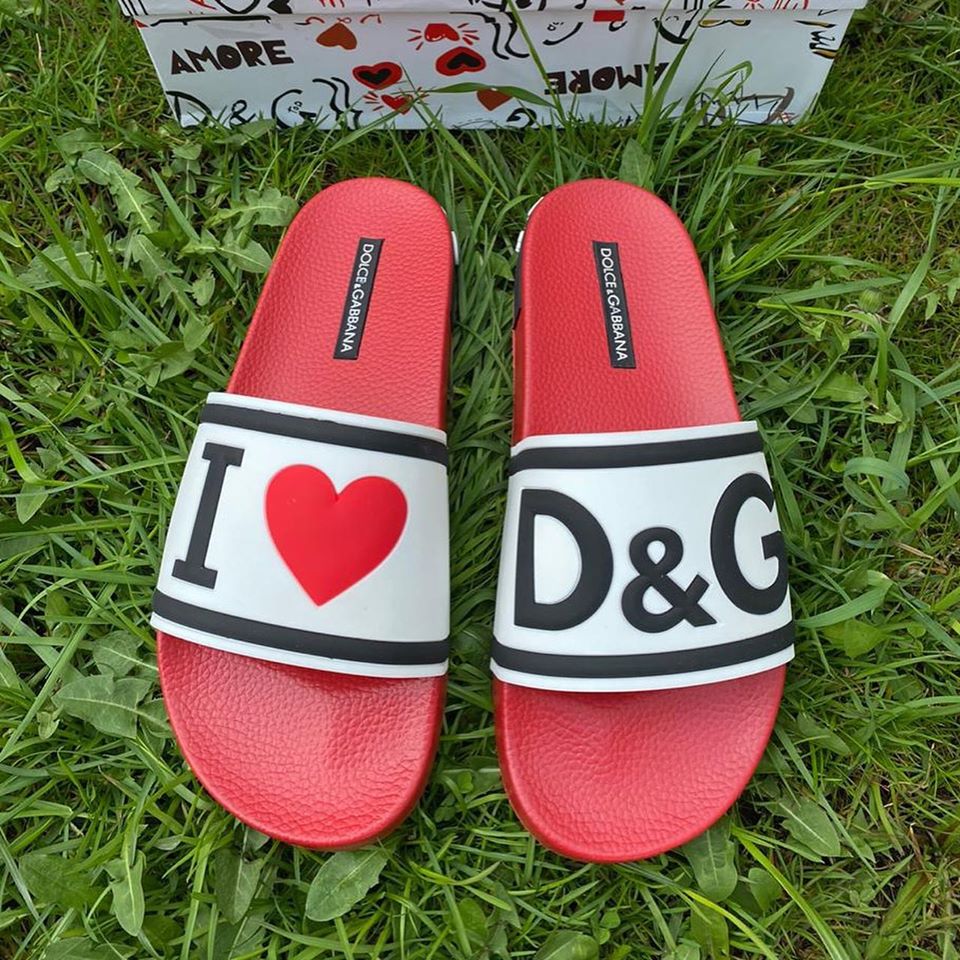 Шлепки Dolce & Gabbana LUX-30594 фото Шлепки Dolce & Gabbana Артикул LUX-30594