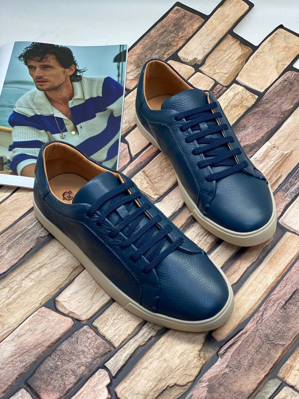 Кеды мужские Loro Piana LUX-63035 фото Кеды мужские Loro Piana Артикул LUX-63035