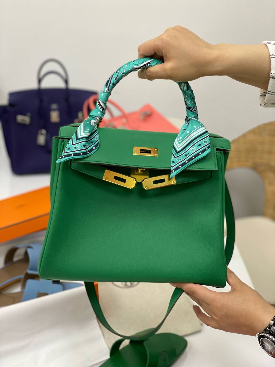 Сумка женская Hermes LUX-51971 фото Сумка женская Hermes Артикул LUX-51971