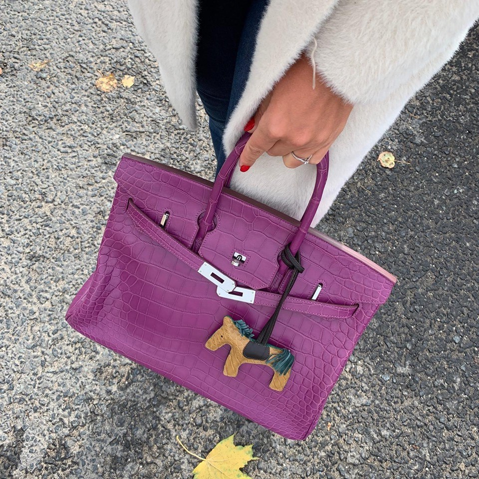 Сумка женская BIRKIN Croc Hermes LUX-20863 фото Сумка женская BIRKIN Croc Hermes Артикул LUX-20863