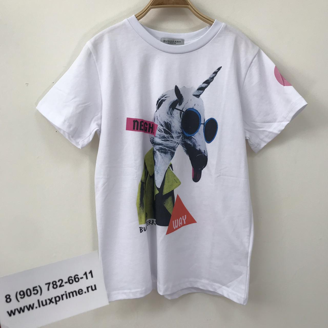 Футболка детская Burberry LUX-14567 фото Футболка детская Burberry Артикул LUX-14567