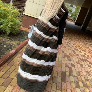 Жилет женский удлиненный  LUX-21181