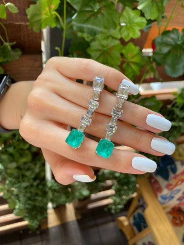 Серьги  LUX-48802