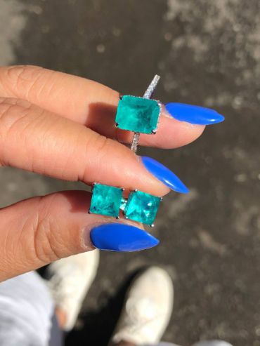 Серьги  LUX-53539