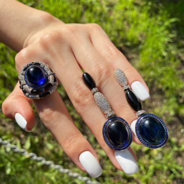 Серьги  LUX-32089