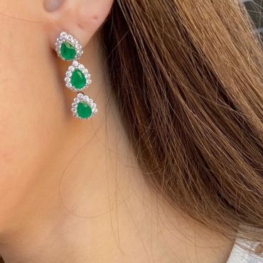  Серьги  LUX-32397