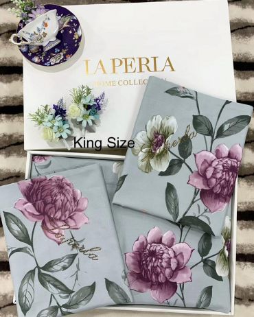 Комплект постельного белья KING SIZE  La Perla LUX-33035
