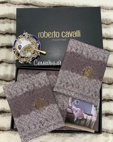 Комплект постельного белья семейный  Roberto Cavalli LUX-33058