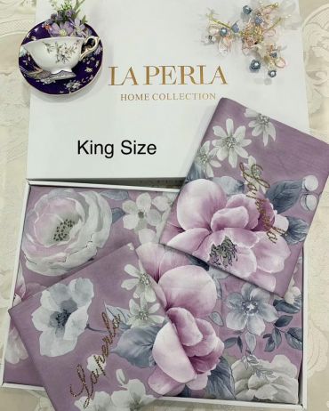 Комплект постельного белья KING SIZE  La Perla LUX-33033