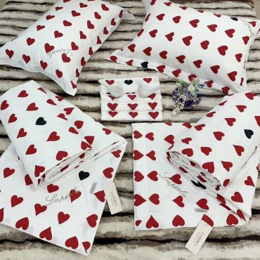 Комплект постельного белья семейный  La Perla LUX-33089