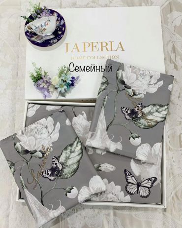 Комплект постельного белья семейный  La Perla LUX-33052