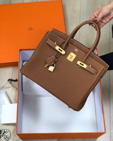  Сумка женская Birkin 30 cm, Cognac Togo Hermes LUX-39070