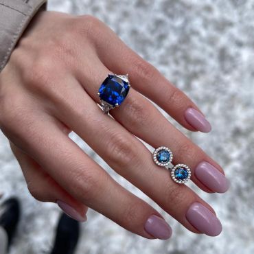 Серьги  LUX-43731