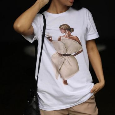 Футболка женская  LUX-34140