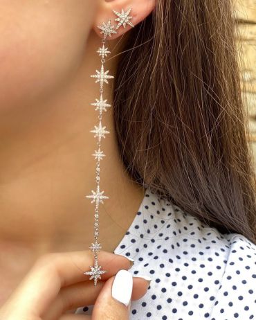 Серьги  LUX-34065