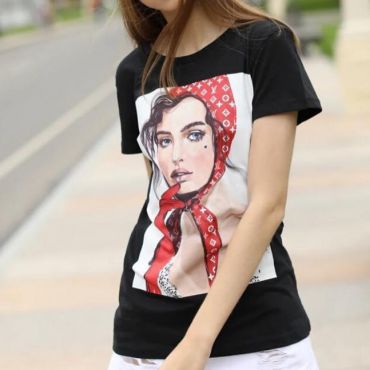 Футболка женская  LUX-34135