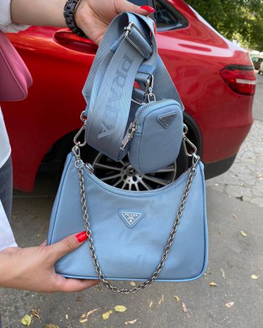 Сумка женская Nylon Bag Prada LUX-35799