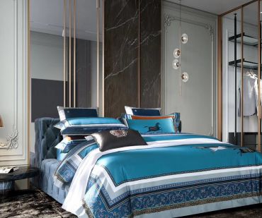 Комплект постельного белья ЕВРО MAX Hermes LUX-35612