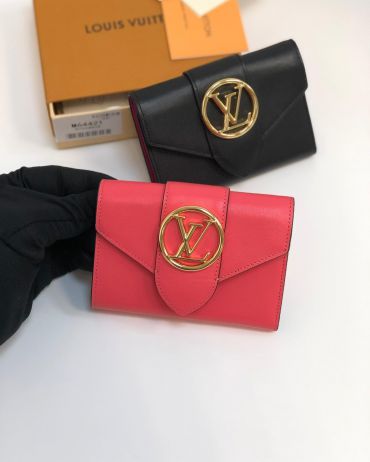Кошелек женский LV PONT 9 Louis Vuitton LUX-36418