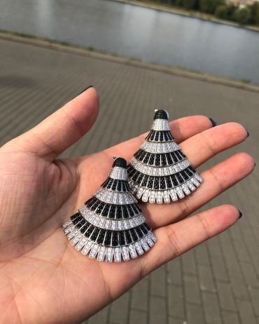 Серьги  LUX-36304