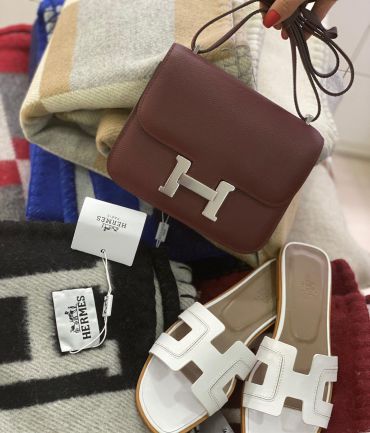   Conctance 18 cm, Epsom Color Rouge H Hermes LUX-36707