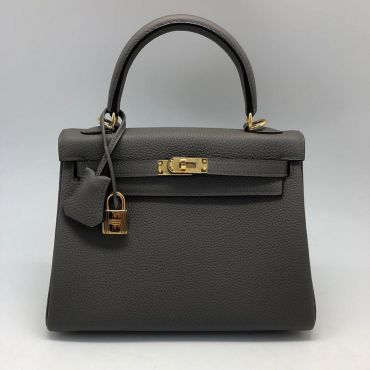 Сумка женская Hermes Kelly 25 cm,Togo Color Vert Olive Hermes LUX-37269
